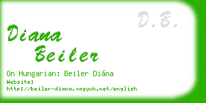 diana beiler business card